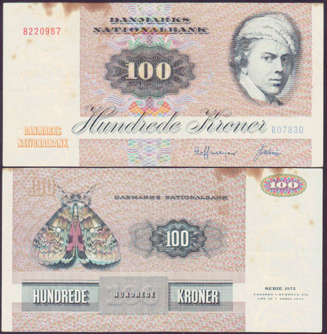 1978 Denmark 100 Kroner L000307